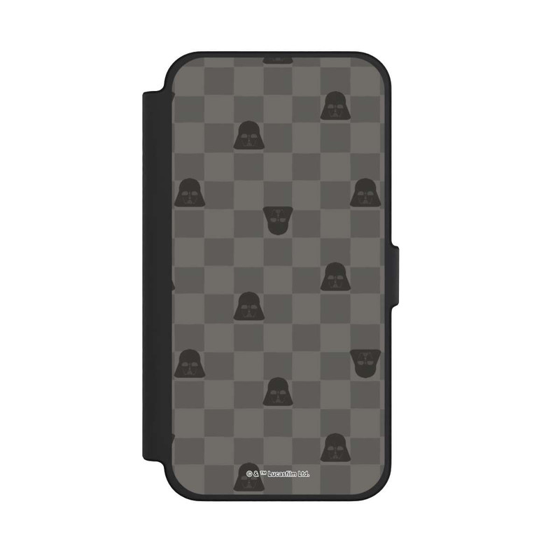 iPhone 12 Pro Max NIVOflip Darth Vader Schachbrettmuster Schwarz