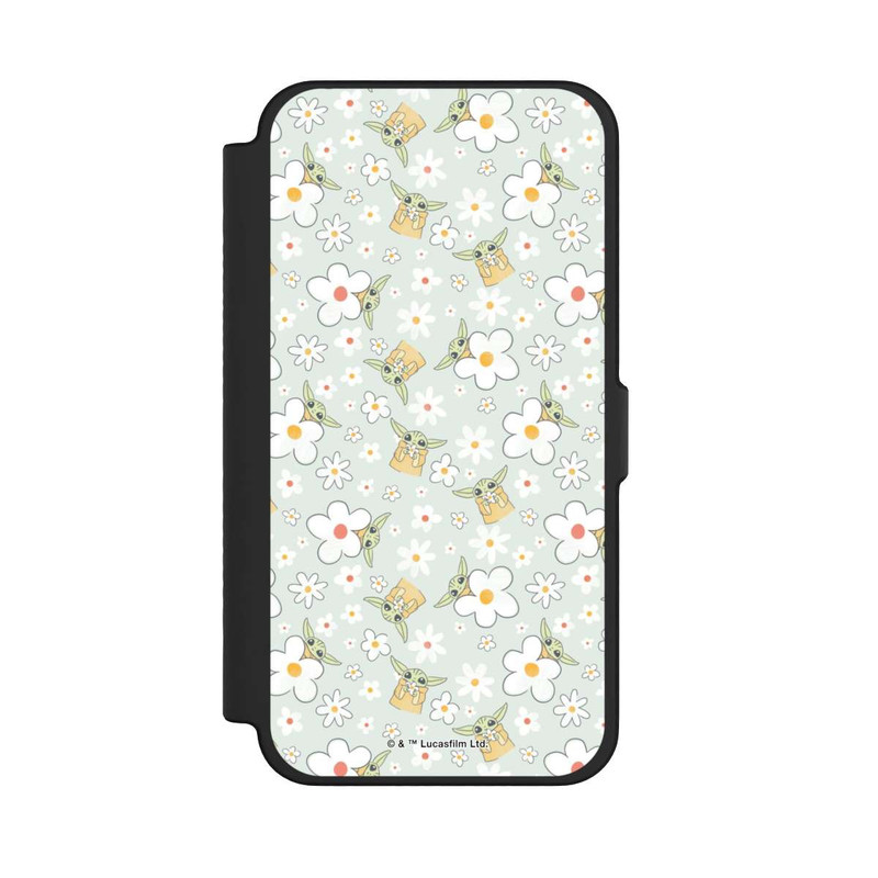 iPhone 12 Pro Max NIVOflip Baby Yoda Flower Pattern