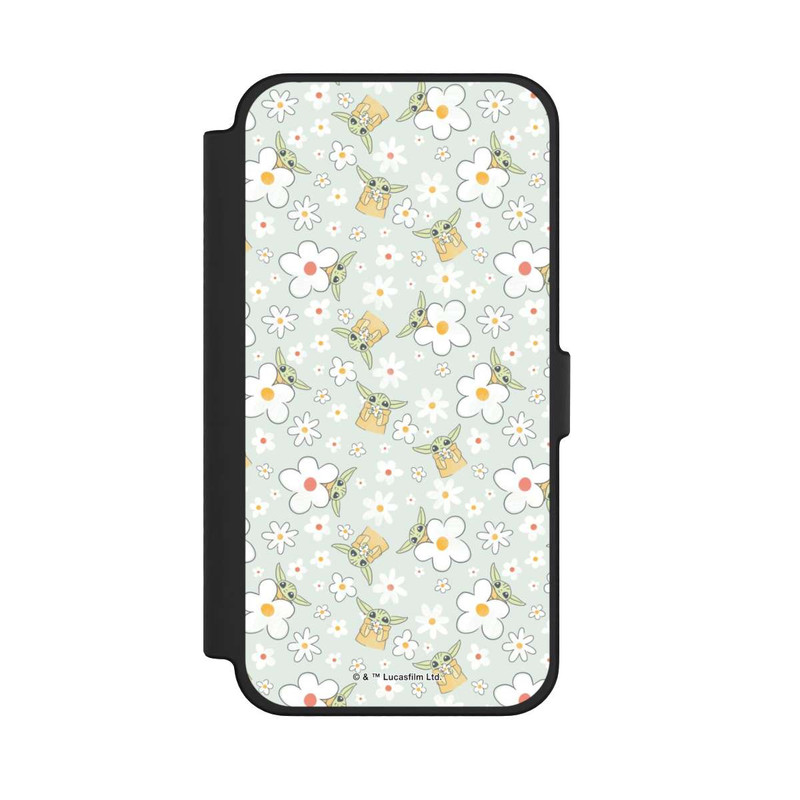 iPhone 12 Pro Max NIVOflip Baby Yoda Flower Pattern