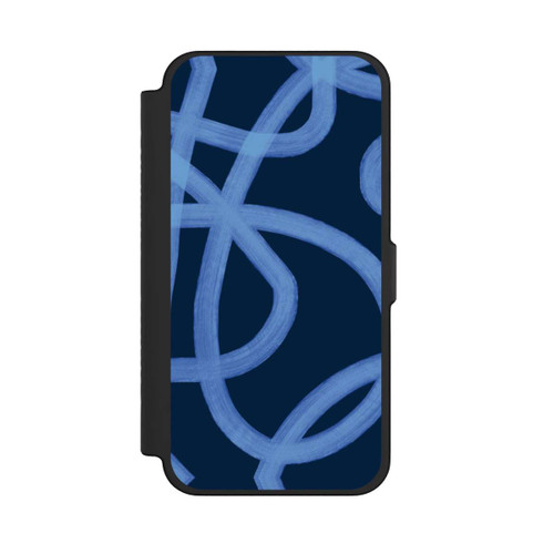 Apple iPhone 12 Pro Max NIVOflip Laced Up Tones of Blue