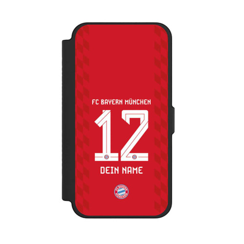 Apple iPhone 12 Pro Max NIVOflip FC Bayern München Trikot Personalisierbar 25-26