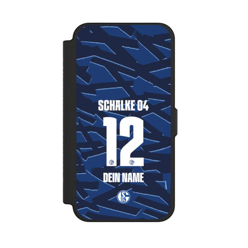 Apple iPhone 12 Pro Max NIVOflip Schalke 04 Trikot Personalisierbar 25-26