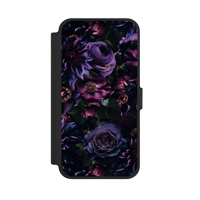 iPhone 12 Pro Max NIVOflip Dunkle Lila Blüten 