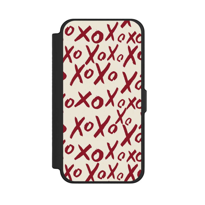iPhone 12 Pro Max NIVOflip XOXO Love Pattern Beige