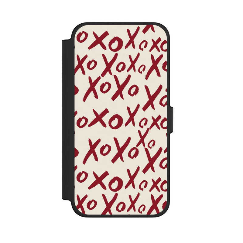 iPhone 12 Pro Max NIVOflip XOXO Love Pattern Beige
