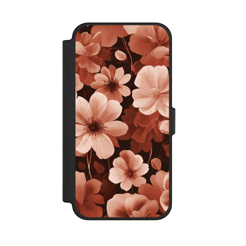 iPhone 12 Pro Max NIVOflip Rote Negativblumen mit KI