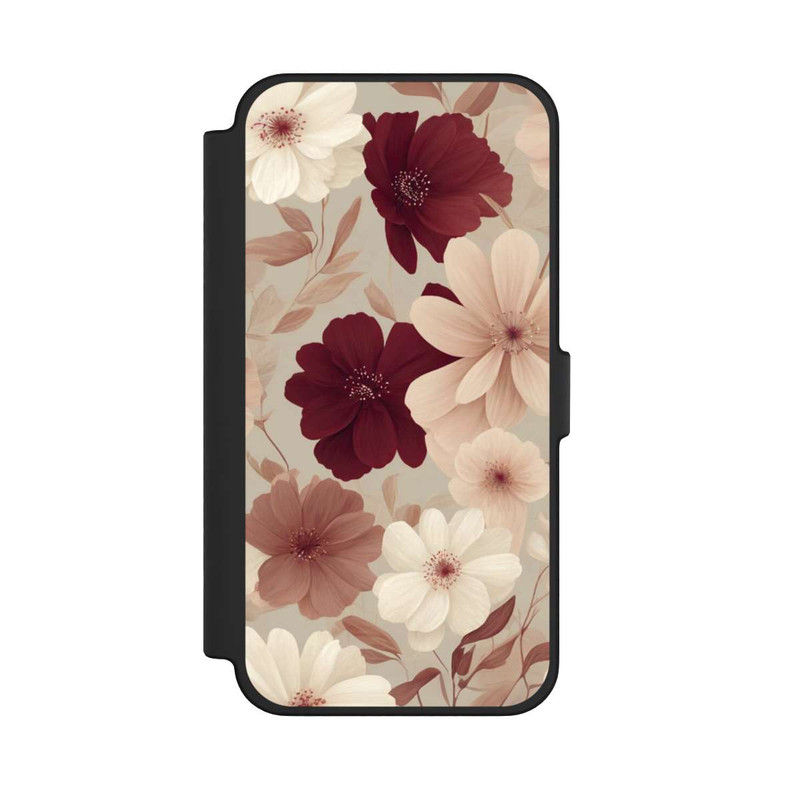 iPhone 12 Pro Max NIVOflip Romantische Pastellblumen mit KI