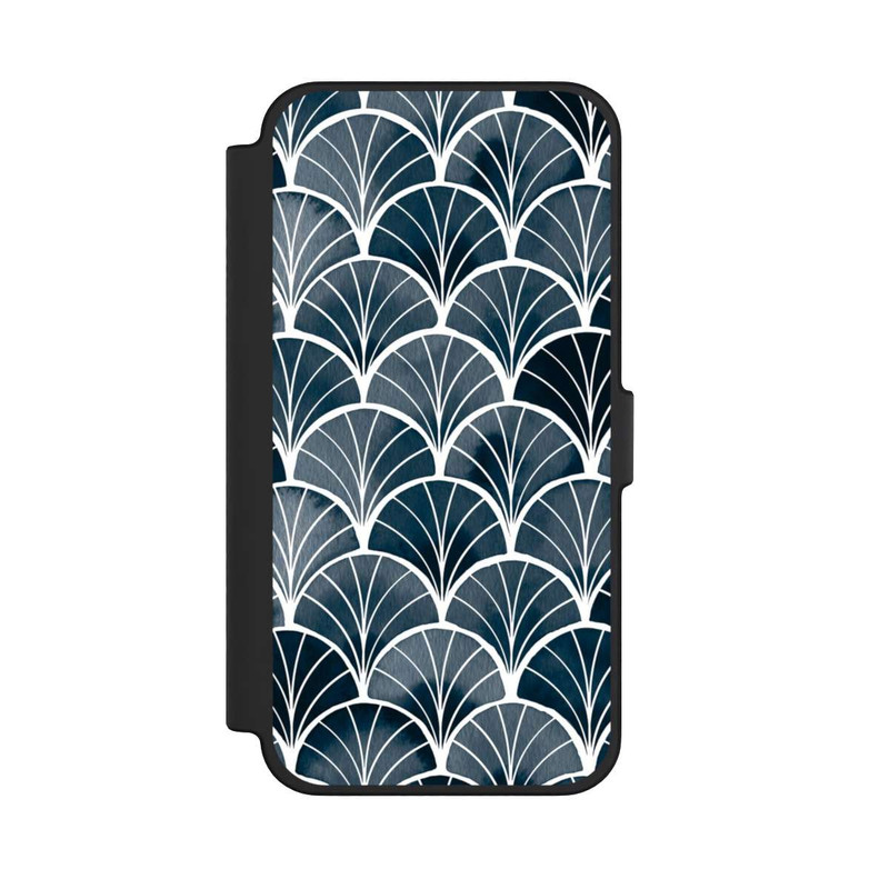 iPhone 12 Pro Max NIVOflip Botanical Breeze Art Deco Grey