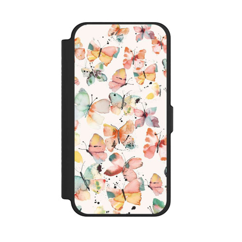 Apple iPhone 12 Pro Max NIVOflip Sanfte Schmetterlinge Muster