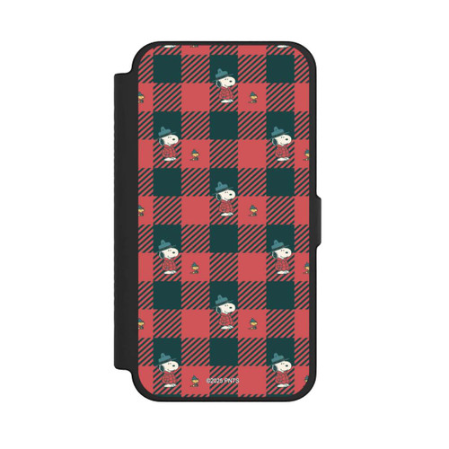 Apple iPhone 12 Pro Max NIVOflip Peanuts Rot Schottenmuster