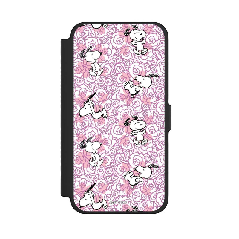 iPhone 12 Pro Max NIVOflip Peanuts Pink Roses Pattern