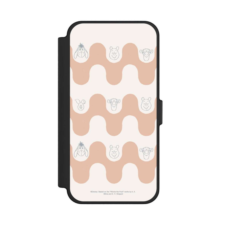 iPhone 12 Pro Max NIVOflip Winnie l'Ourson et ses Amis Motif Vagues Bohèmes
