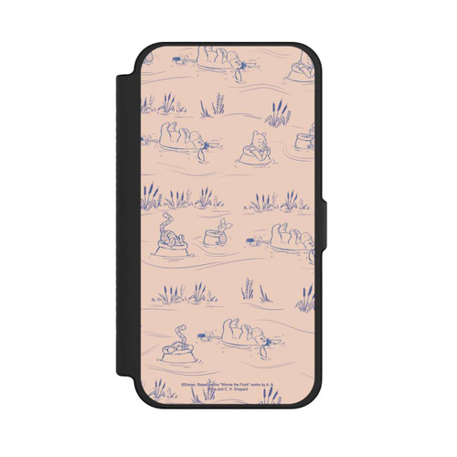 Apple iPhone 12 Pro Max NIVOflip Winnie Puuh Keramik Muster Brücke Pink