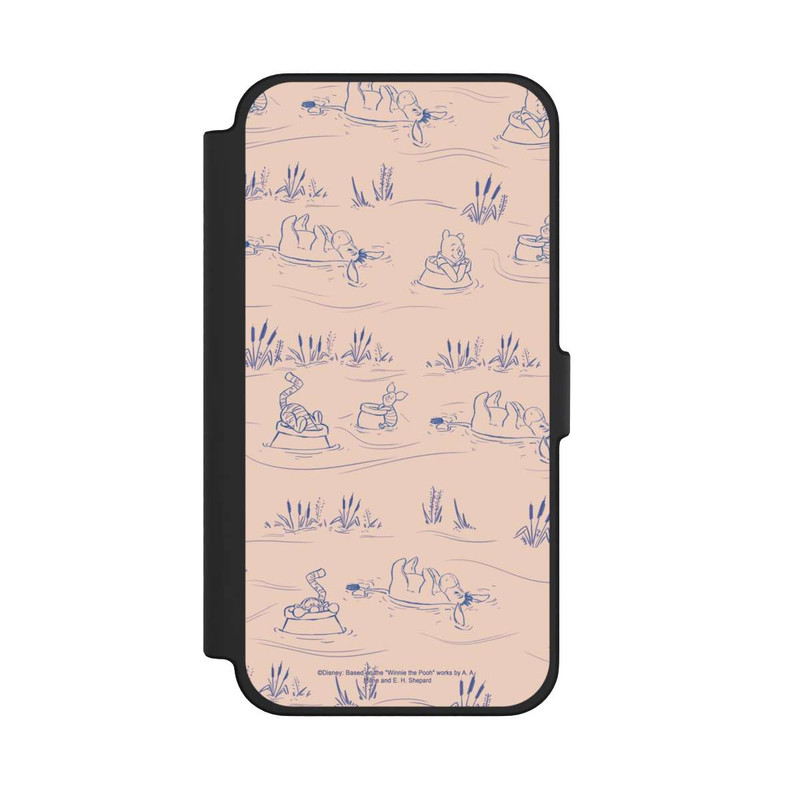 iPhone 12 Pro Max NIVOflip Winnie l'Ourson Pont Rose à Motif Céramique