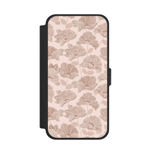 Apple iPhone 12 Pro Max NIVOflip Brown Floral Block