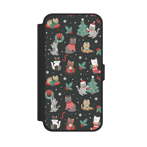 Apple iPhone 12 Pro Max NIVOflip Christmas Festive Cute Holiday Kittens