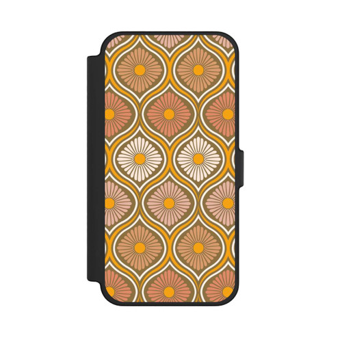 Apple iPhone 12 Pro Max NIVOflip Groovy 70s Retro Mid-Century Daisy Flowers