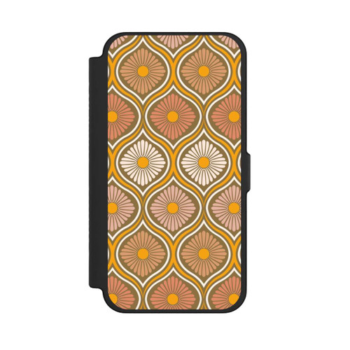 Apple iPhone 12 Pro Max NIVOflip Groovy 70s Retro Mid-Century Daisy Flowers
