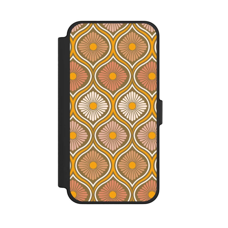 iPhone 12 Pro Max NIVOflip Groovy 70s Retro Mid-Century Daisy Flowers