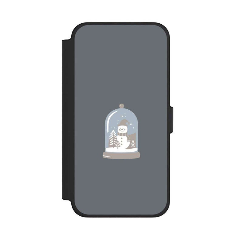iPhone 12 Pro Max NIVOflip Minimalist Snow Globe with Snowman