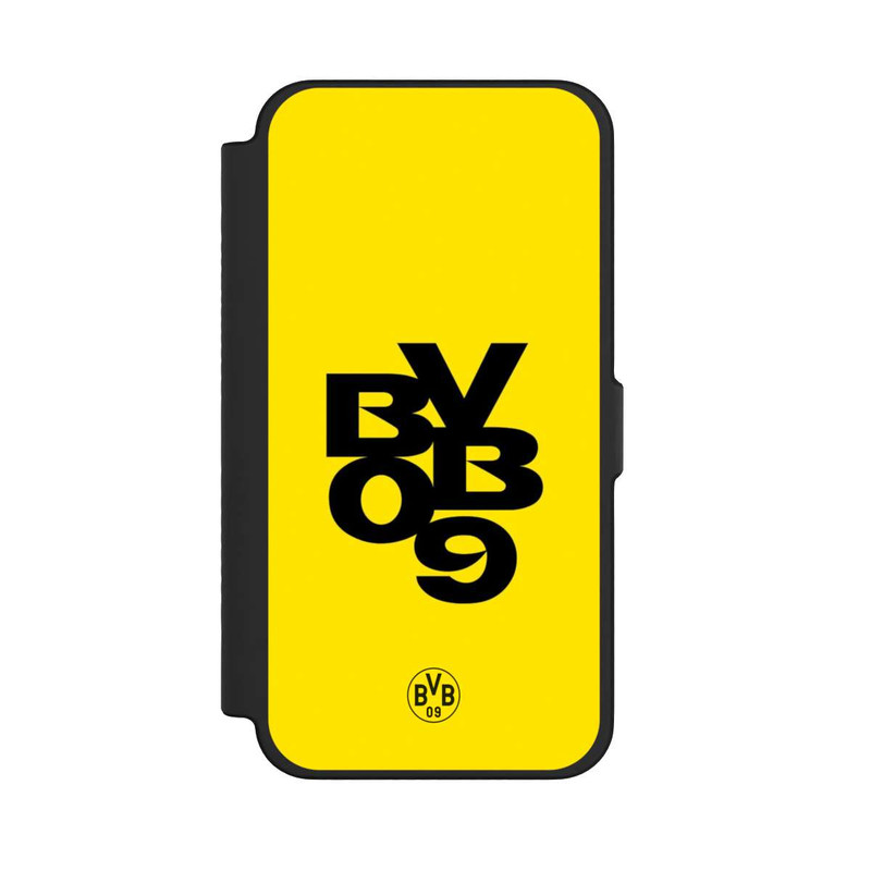 iPhone 12 Pro Max NIVOflip BVB09 Schwarz Gelb