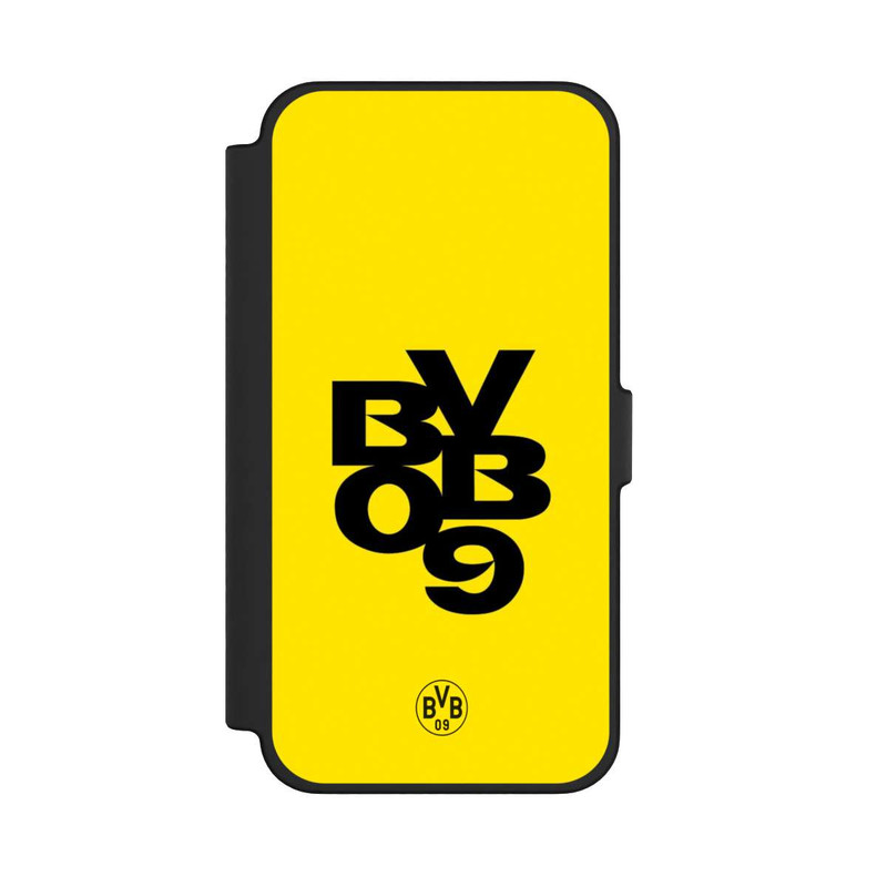 iPhone 12 Pro Max NIVOflip BVB09 Schwarz Gelb