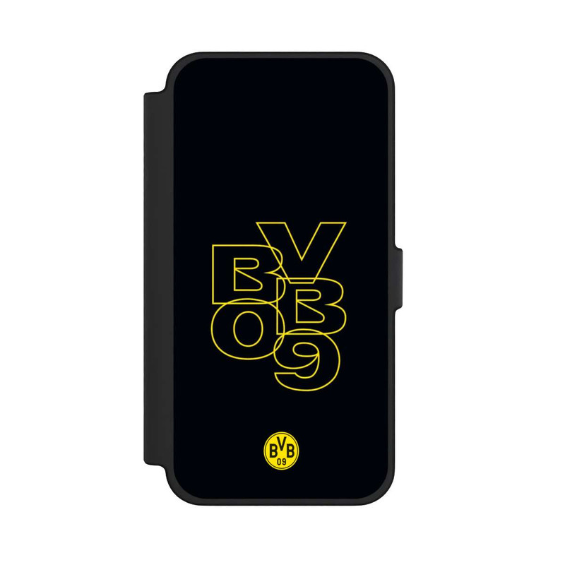 iPhone 12 Pro Max NIVOflip BVB09 Gelb Schwarz