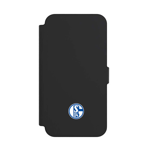 Apple iPhone 12 Pro Max NIVOflip FC Schalke 04 Logo Klein Transparent