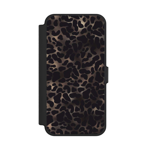 Apple iPhone 12 Pro Max NIVOflip Leo-Muster dunkel