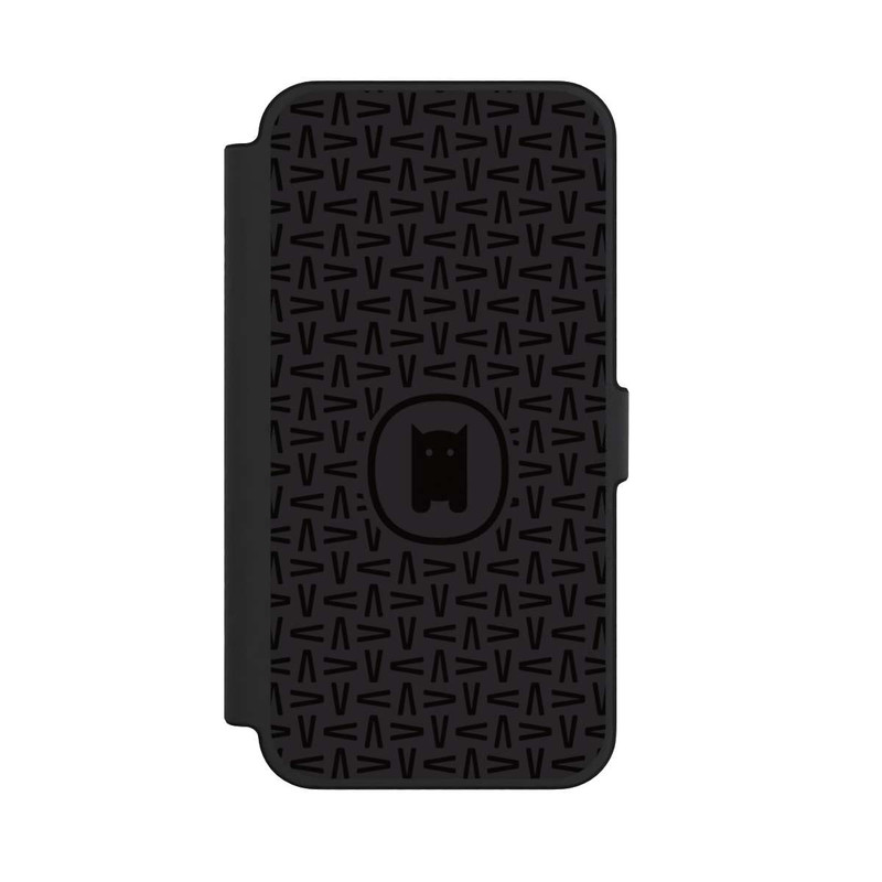 iPhone 12 Pro Max NIVOflip Nivocase Muster Schwarz Grau