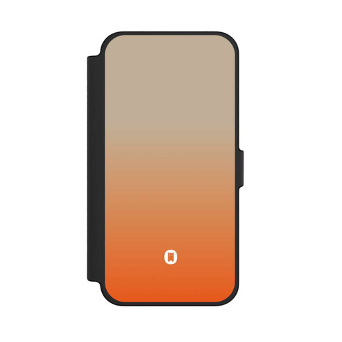 Apple iPhone 12 Pro Max NIVOflip Nivocase Farbverlauf Beige Orange