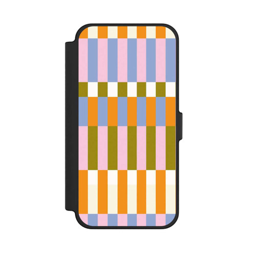 Apple iPhone 12 Pro Max NIVOflip Thème à Carreaux Colorés et Audacieux
