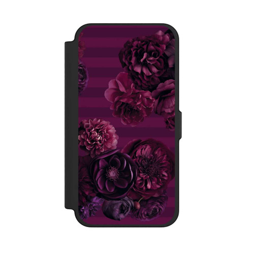 Apple iPhone 12 Pro Max NIVOflip Majestic Baroque Blossom Dream Burgundy Pink with AI