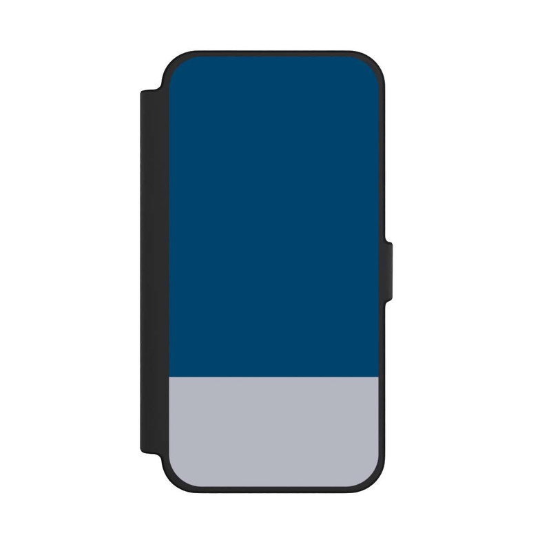 iPhone 12 Pro Max NIVOflip Dunkelblau Grau Farbkombi