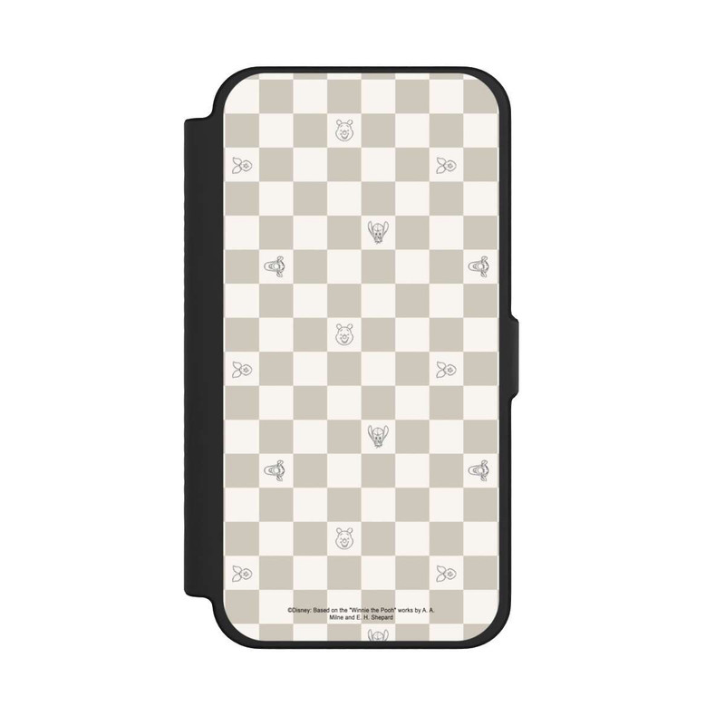 iPhone 12 Pro Max NIVOflip Winnie the Pooh Checked Pattern Beige
