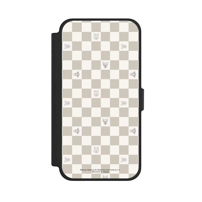 iPhone 12 Pro Max NIVOflip Winnie l'Ourson Beige à Carreaux