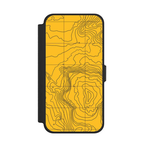 Apple iPhone 12 Pro Max NIVOflip Berg gelbe Linien