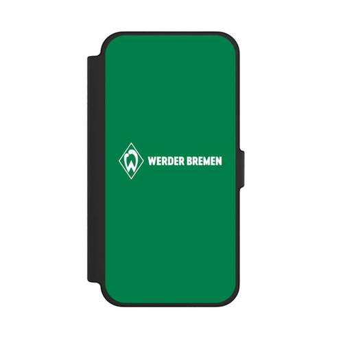 Apple iPhone 12 Pro Max NIVOflip Werder Bremen Schriftzug Raute Grün
