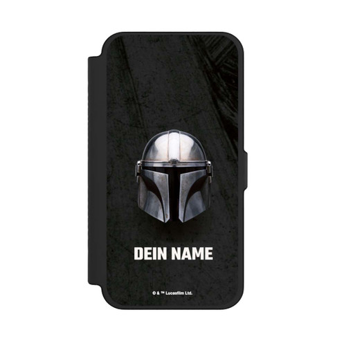 Apple iPhone 12 Pro Max NIVOflip Star Wars Mandalorian Black Helmet Personalisierbar