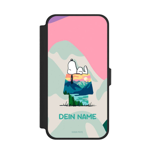 Apple iPhone 12 Pro Max NIVOflip Snoopy Outdoor Personalisierbar