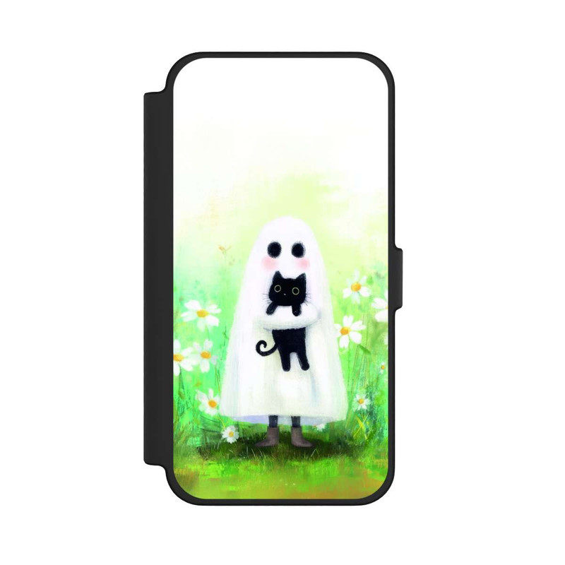 iPhone 12 Pro Max NIVOflip Ghost Hug for Cat Halloween with AI