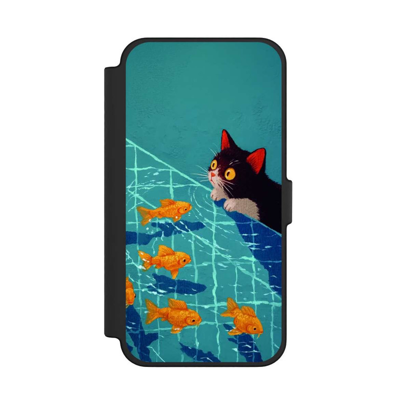iPhone 12 Pro Max NIVOflip Cat in a Pool with AI
