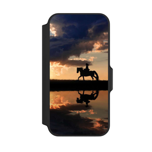 Apple iPhone 13 Mini NIVOflip Ausritt im Sonnenuntergang