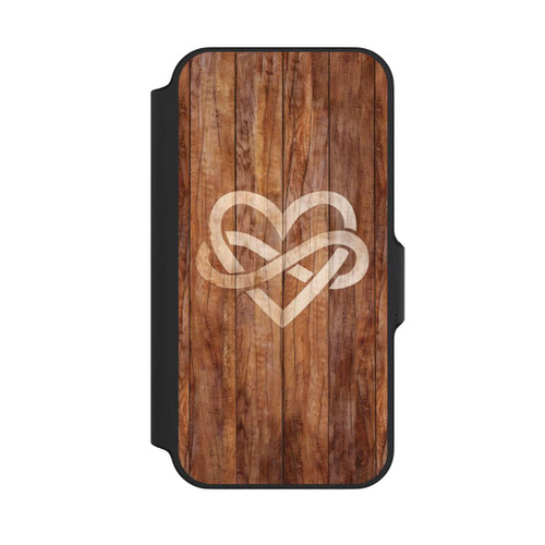 Apple iPhone 13 Mini NIVOflip Heart wood