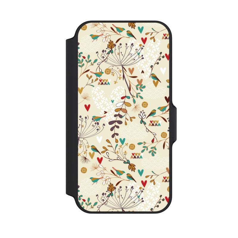 iPhone 13 Mini NIVOflip Fleurs Sauvages Dessinées