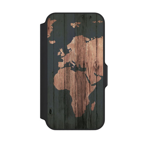 Apple iPhone 13 Mini NIVOflip Wooden World Map