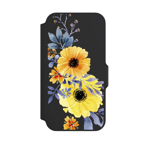 Apple iPhone 13 Mini NIVOflip Gelbe schwedische Blumen