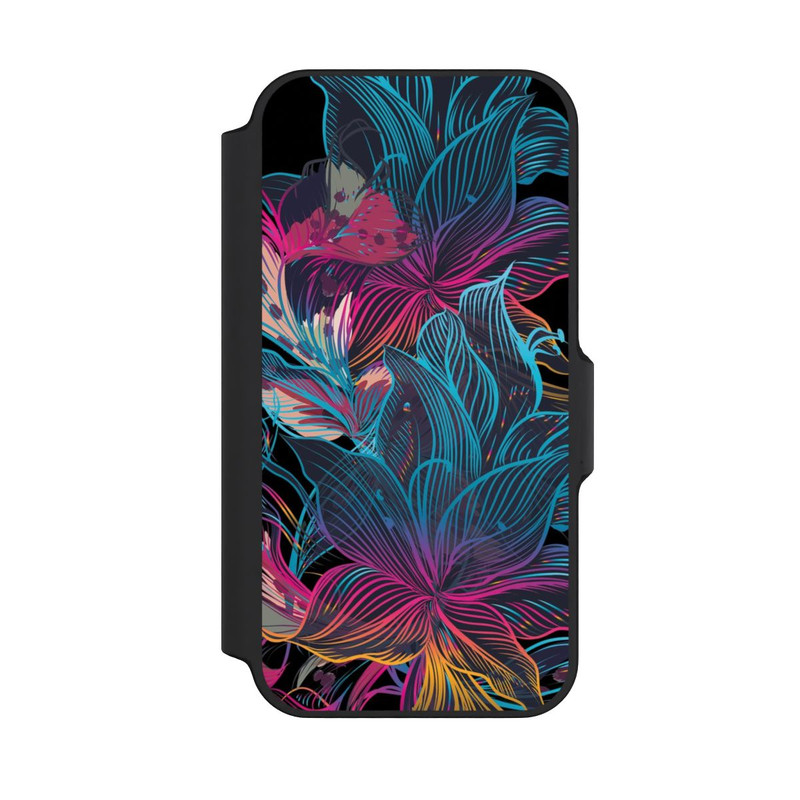 iPhone 13 Mini NIVOflip Neon Flower Power