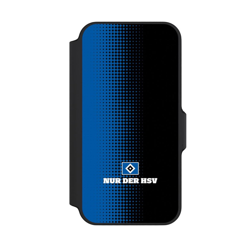 iPhone 13 Mini NIVOflip Nur der HSV - Rautenraster Schwarz