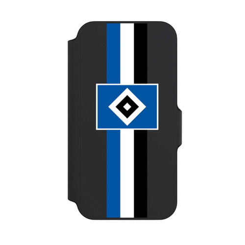 Apple iPhone 13 Mini NIVOflip HSV Streifen - Blau-Weiß-Schwarz - ohne Hintergrund